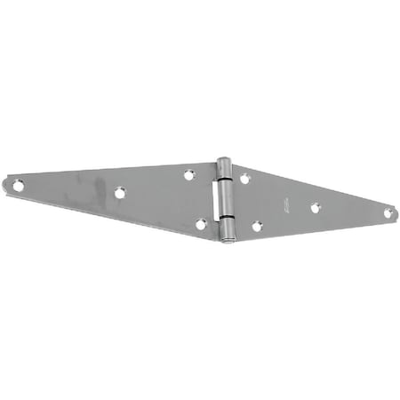 National 8 In. Stainless Steel Heavy Strap Hinge N342493